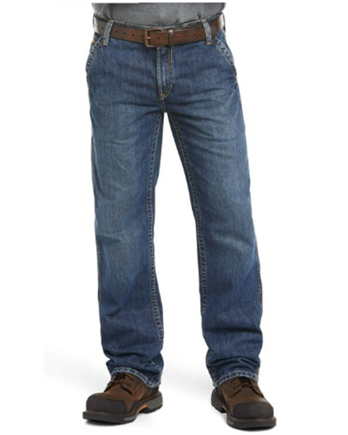 Ariat Men's FR M4 Relaxed Workhorse Relaxed Fit Bootcut Jeans 2 Ariat Men's FR M4 Relaxed Workhorse Relaxed Fit Bootcut Jeans - Image 2