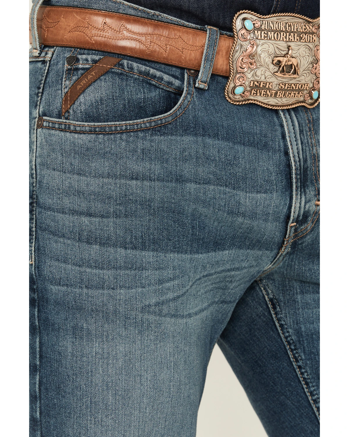 Ariat Men's M4 Legacy Stretch Bootcut Jeans 2 Ariat Men's M4 Legacy Stretch Bootcut Jeans - Image 2