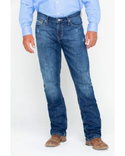 Cinch Men's Ian Dark Stonewash Slim Fit Boot Cut Jeans -Wrang Men Jeans Shop 2000240164 402 P5