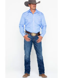 Cinch Men's Ian Dark Stonewash Slim Fit Boot Cut Jeans -Wrang Men Jeans Shop 2000240164 402 P6