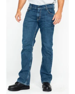 Wrangler Retro Men's FR Advanced Comfort Slim Bootcut Work Jeans -Wrang Men Jeans Shop 2000274770 400 P5