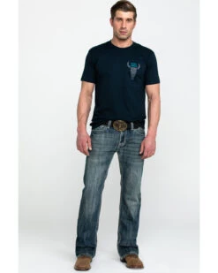 Rock & Roll Denim Men's Pistol Med Bootcut Jeans -Wrang Men Jeans Shop 2000283476 400 P6