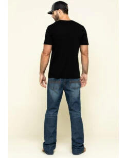 Cody James Men's Wolftooth Medium Wash Stretch Relaxed Bootcut Jeans -Wrang Men Jeans Shop 2000295737 400 P5