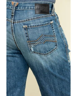 Ariat Men's Riverbend Val Stackable Rigid Relaxed Bootcut Jeans -Wrang Men Jeans Shop 2000322090 400 P4