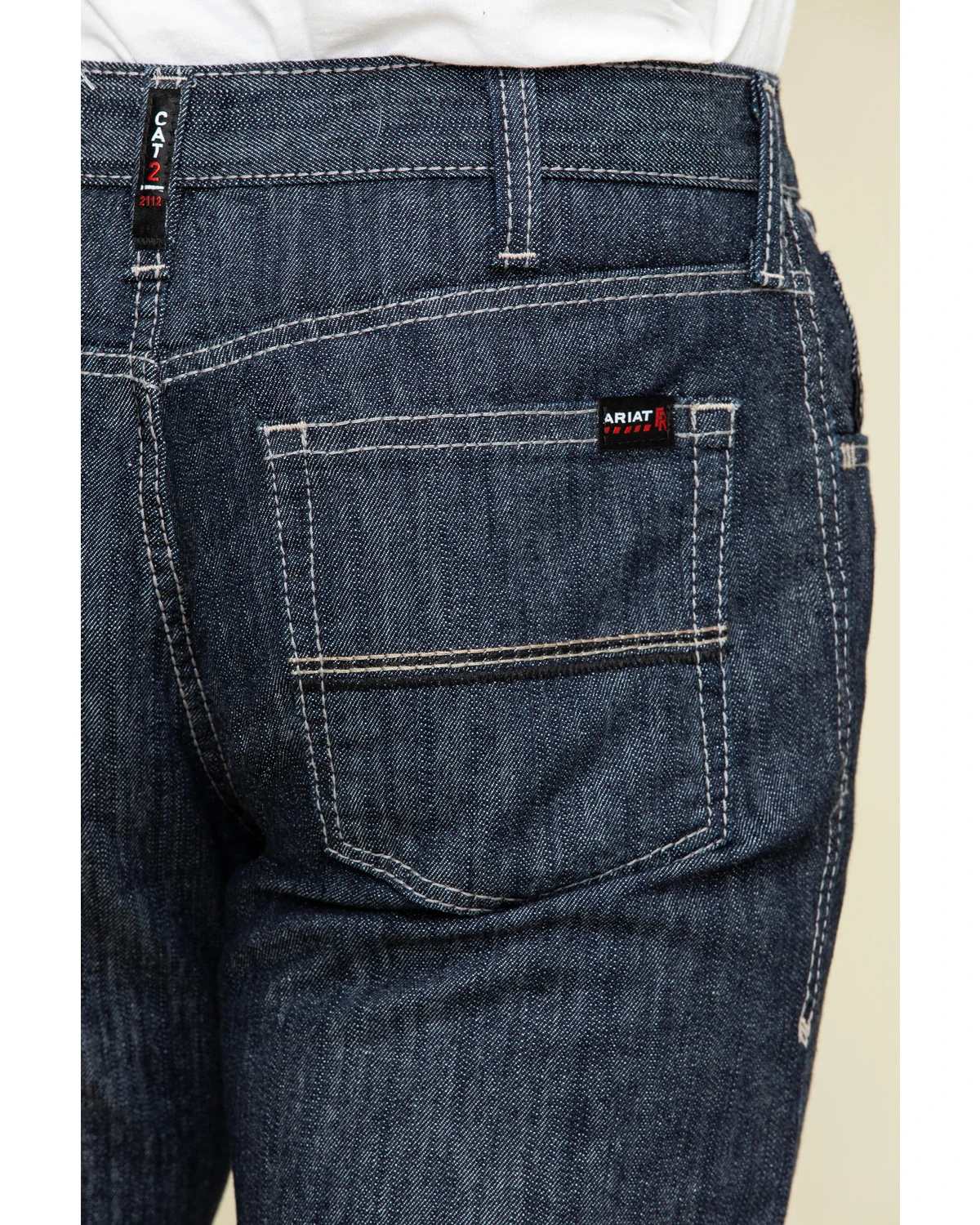 Ariat Men's M5 FR Armor Low Stretch Stackable Straight Leg Work Jeans 4 Ariat Men's M5 FR Armor Low Stretch Stackable Straight Leg Work Jeans - Image 4