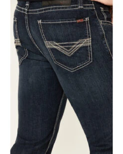 Rock & Roll Denim Men's FR Dark Reflex Revolver Slim Straight Work Jeans -Wrang Men Jeans Shop 2000323863 401 P3