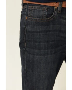 Cody James Men's Barn Sour Dark Wash Stretch Slim Straight Jeans -Wrang Men Jeans Shop 2000325573 400 P5