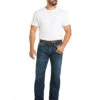 Ariat Men's M4 Ford Bragg Dark Stretch Relaxed Bootcut Jeans