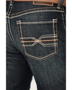 Ariat Men's M4 Cobalt Dark Wash Stretch Relaxed Straight Jeans -Wrang Men Jeans Shop 2000341785 400 P4