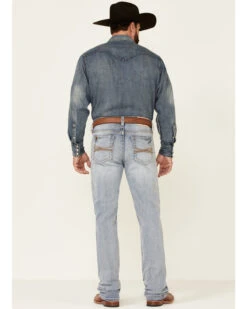 Cody James Core Men's Ringo Light Wash Performance Stretch Stackable Straight Jeans -Wrang Men Jeans Shop 2000342678 400 P4