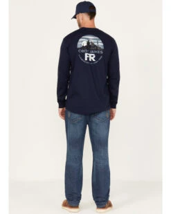 Cody James Men's FR Medium Wash Slim Straight Jeans -Wrang Men Jeans Shop 2000348999 400 P3