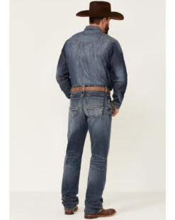 Cinch Men's White Label Medium Stonewash Performance Stretch Relaxed Straight Jeans -Wrang Men Jeans Shop 2000355910 402 P3