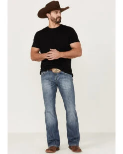 Rock & Roll Denim Men's Pistol Regular Bootcut Jeans -Wrang Men Jeans Shop 2000360318 400 P3