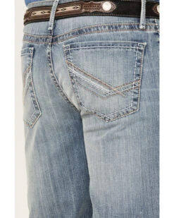 Cinch Men's Grant Light Stonewash Performance Stretch Relaxed Bootcut Jeans -Wrang Men Jeans Shop 2000362786 402 P4