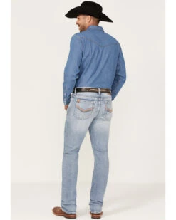 Cody James Men's Fandango Light Medium Wash Stretch Slim Straight Jeans -Wrang Men Jeans Shop 2000364919 413 P3