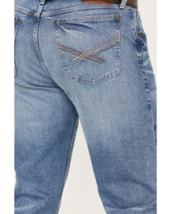 Wrangler 20X Men's Mexia Light Wash Stretch Vintage Slim Bootcut Jeans -Wrang Men Jeans Shop 2000365073 412 P4