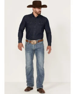 Rock & Roll Denim Men's Pistol Light Wash Regular Straight Jeans -Wrang Men Jeans Shop 2000367643 205 P3