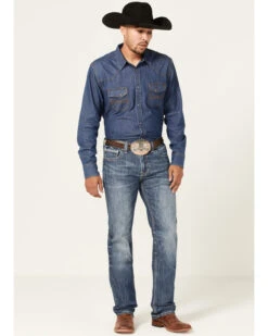 Rock & Roll Denim Men's Revolver Medium Wash Reflex Stretch Slim Straight Jeans 6 Rock & Roll Denim Men's Revolver Medium Wash Reflex Stretch Slim Straight Jeans -Wrang Men Jeans Shop 2000367645 202 P3