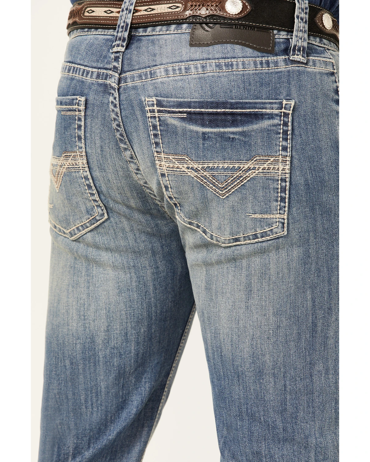 Rock & Roll Denim Men's Pistol Light Wash Reflex Stretch Stackable Bootcut Jeans 2 Rock & Roll Denim Men's Pistol Light Wash Reflex Stretch Stackable Bootcut Jeans - Image 2