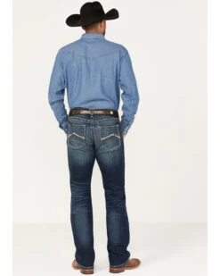 Ariat Men's M5 Ford Remming Dark Wash Stretch Straight Leg Jeans 7 Ariat Men's M5 Ford Remming Dark Wash Stretch Straight Leg Jeans -Wrang Men Jeans Shop 2000371955 400 P4