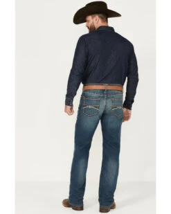 Ariat Men's M4 Cayman Ramos Medium Wash Relaxed Boot Stretch Denim Jeans -Wrang Men Jeans Shop 2000371981 400 P3