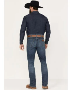 Wrangler Retro Men's 88MWP Enerjean Dark Wash Slim Straight Stretch Denim Jeans -Wrang Men Jeans Shop 2000374573 416 P3