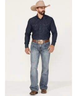 Rock & Roll Denim Men's Relaxed Fit Ladder Stitch Bootcut Jeans 6 Rock & Roll Denim Men's Relaxed Fit Ladder Stitch Bootcut Jeans -Wrang Men Jeans Shop 2000375482 414 P3