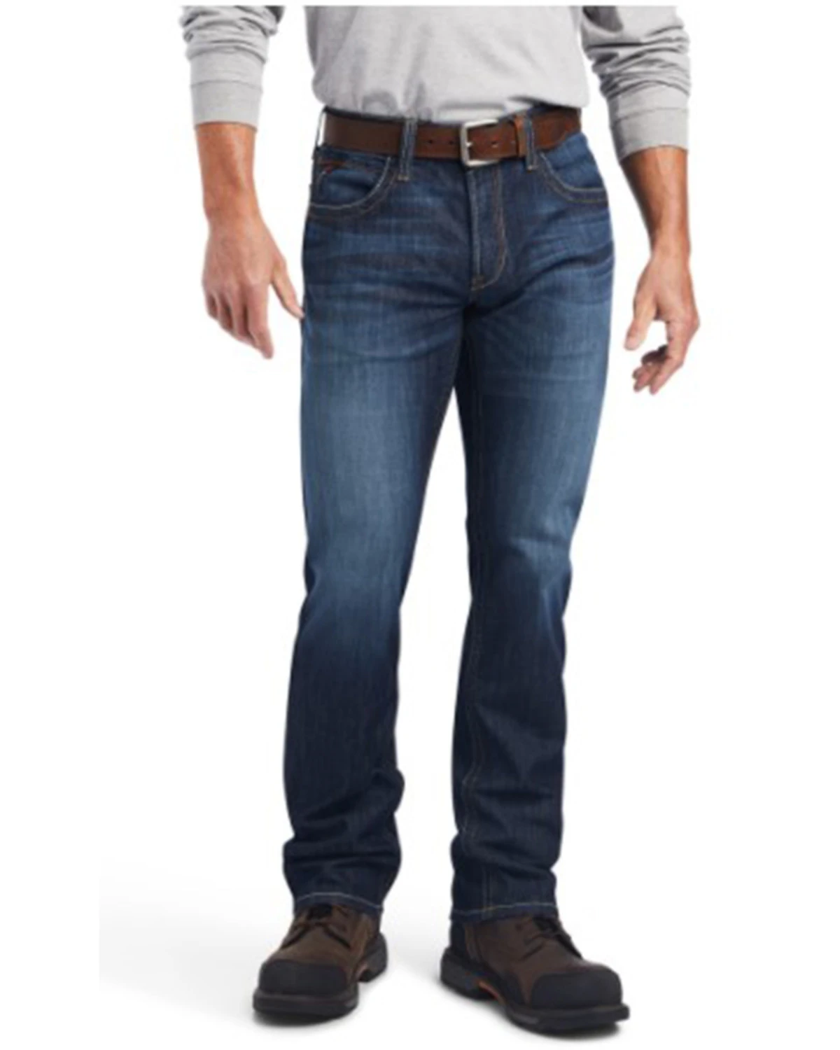 Ariat Men's FR Lassen Duralight Basic Stretch Straight Leg Jeans 1 Ariat Men's FR Lassen Duralight Basic Stretch Straight Leg Jeans