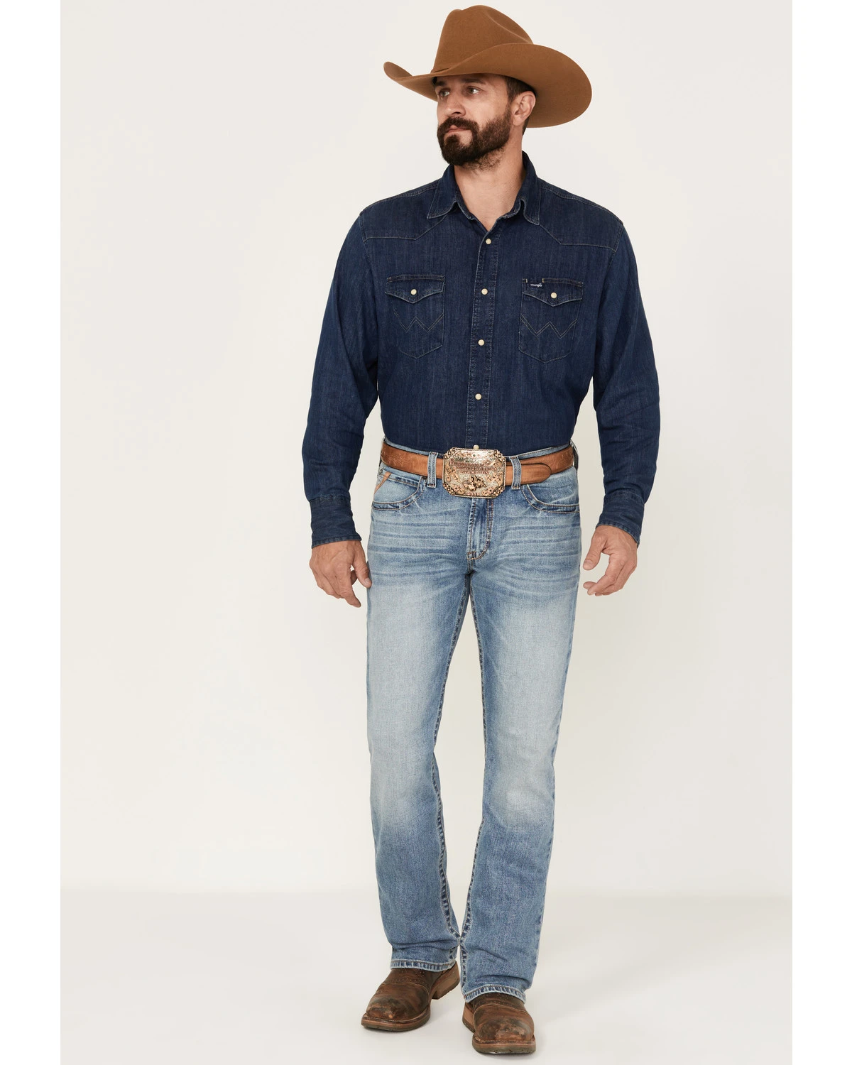 Ariat Men's M4 Relaxed Madera Straight Stretch Denim Jeans - Big 1 Ariat Men's M4 Relaxed Madera Straight Stretch Denim Jeans - Big