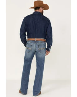Ariat Men's M5 Fargo Bauer Medium Wash Low Rise Straight Leg Stretch Denim Jeans -Wrang Men Jeans Shop 2000377340 400 P3