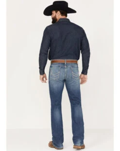 Cinch Men's Ian Medium Stonewash Slim Boot Performance Stretch Denim -Wrang Men Jeans Shop 2000380103 402 P3