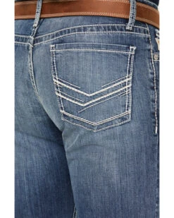 Cinch Men's Ian Medium Stonewash Slim Boot Performance Stretch Denim -Wrang Men Jeans Shop 2000380103 402 P4