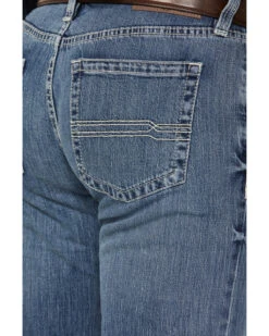 Cody James Men's Shootout Medium Wash Slim Straight Stretch Denim Jeans -Wrang Men Jeans Shop 2000381186 413 P4