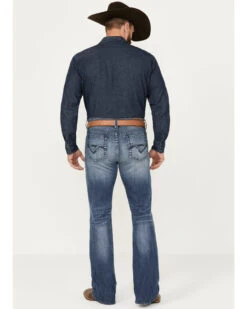 Cody James Men's Oregon Medium Wash Slim Bootcut Stretch Denim Jeans -Wrang Men Jeans Shop 2000386281 414 P3