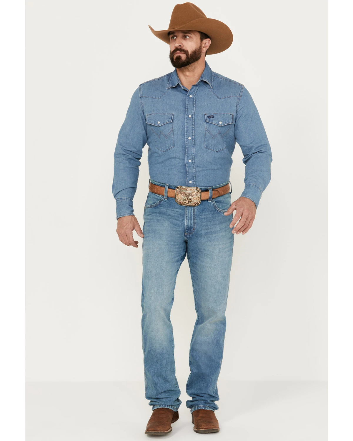 Wrangler Retro Men's Buffalo Pass Light Wash Slim Straight Stretch Jeans 1 Wrangler Retro Men's Buffalo Pass Light Wash Slim Straight Stretch Jeans