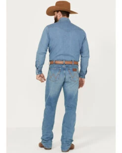 Wrangler Retro Men's Buffalo Pass Light Wash Slim Straight Stretch Jeans 6 Wrangler Retro Men's Buffalo Pass Light Wash Slim Straight Stretch Jeans -Wrang Men Jeans Shop 2000394537 412 P3